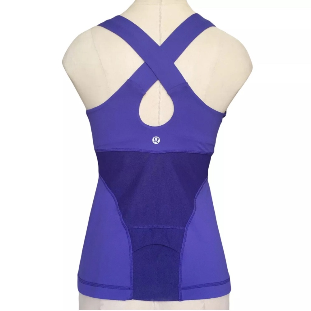 Lululemon Swift crossback tank top purple size 8 top